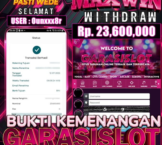 Jepe Paus bermain di situs gacor garasislot di rush sugar xmas provider pramatic