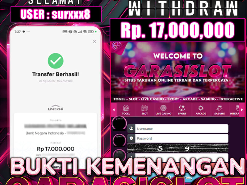 GARASISLOT : Bukti Kemenangan Bermain Di Slot4d Olympus 1000