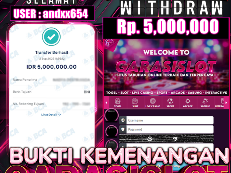 GARASISLOT Bukti kemenangan Mahjong Wins - Gong Xi Fa Cai