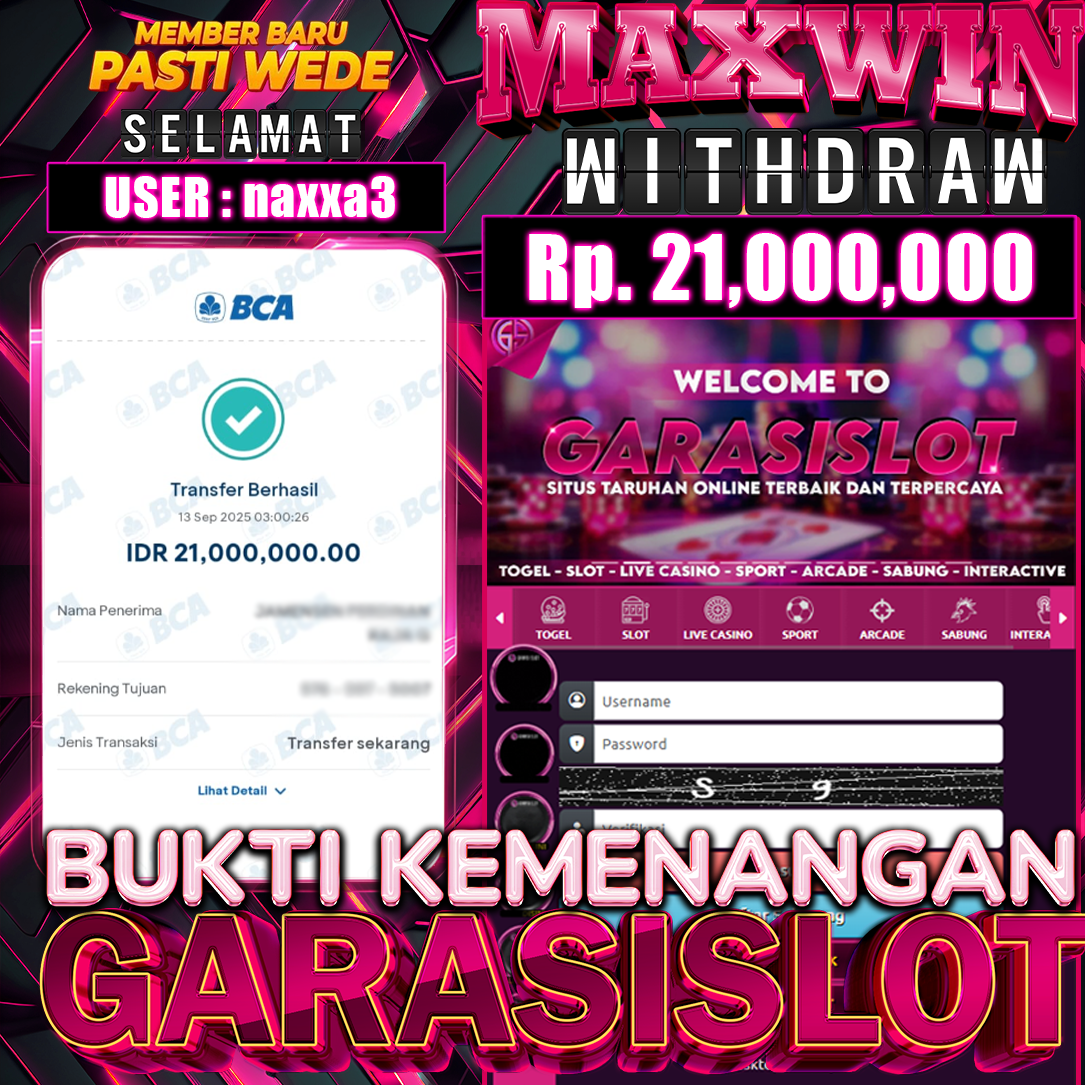 GARASISLOT Bukti kemenangan Gates of Olympus Super Scatter
