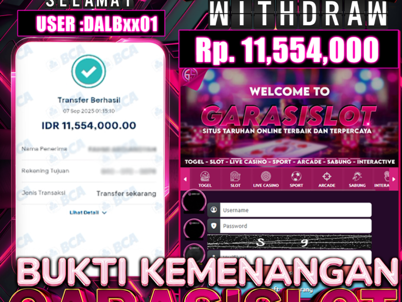 GARASISLOT Bukti kemenangan Sweet Bonanza Super Scatter